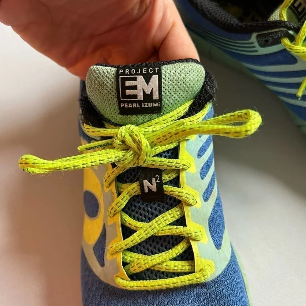 𝅺PEARL Izumi N2 blue womens running shoe 8